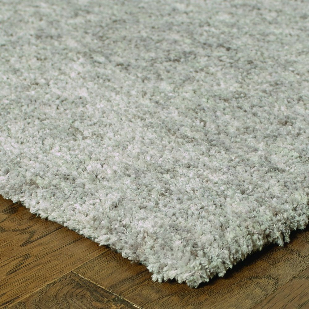 3' X 5' Modern Shaggy Soft Gray Indoor Area Rug