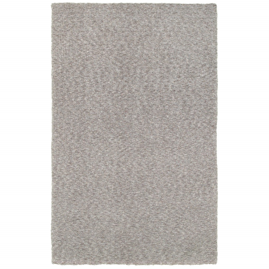 8' X 11' Modern Shaggy Soft Gray Indoor Area Rug