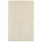 3' X 5' Ivory Shag Hand Tufted Area Rug