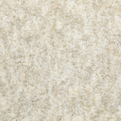3' X 5' Ivory Shag Hand Tufted Area Rug
