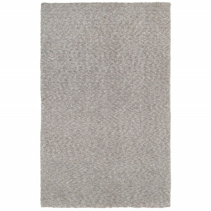 8' X 11' Modern Shaggy Soft Gray Indoor Area Rug