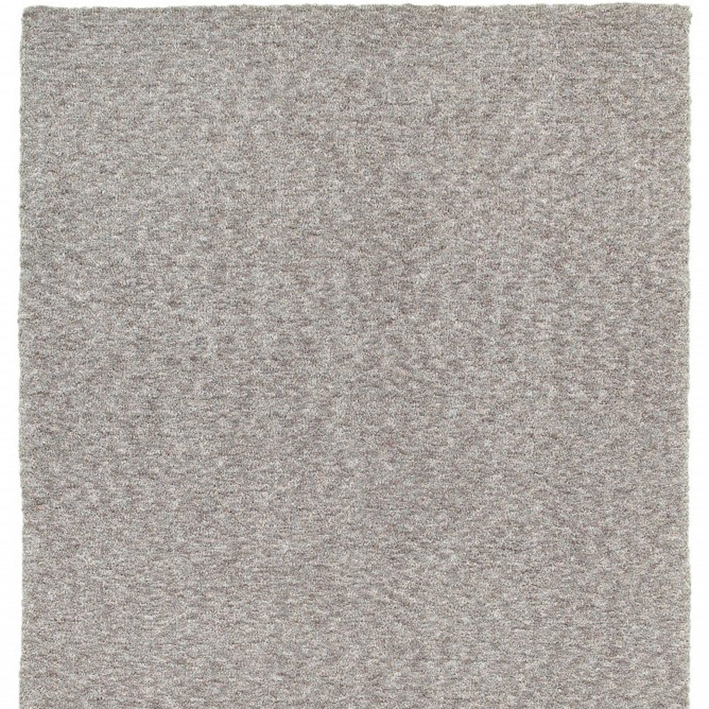 8' X 11' Modern Shaggy Soft Gray Indoor Area Rug