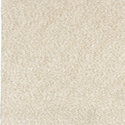 10' X 13' Modern Shag Ivory Indoor Area Rug