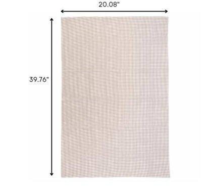 2' x 3' Brown Non Slip Indoor Outdoor Rug Pad