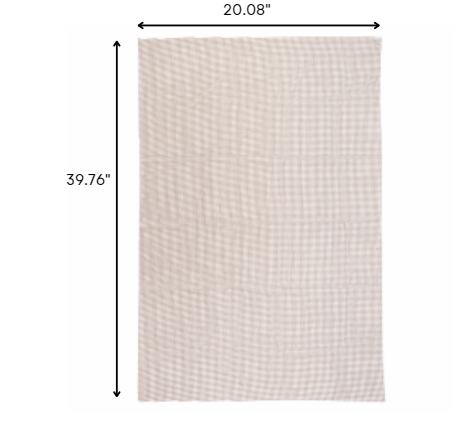 4' X 5' Brown Non Slip Indoor Outdoor Rug Pad