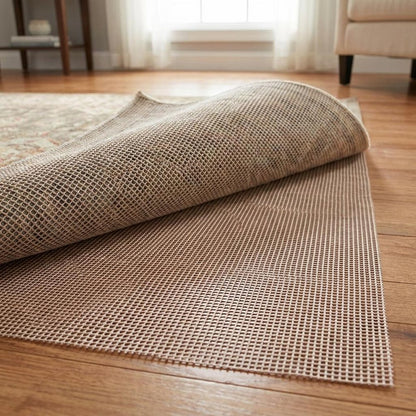 2' x 3' Brown Non Slip Indoor Outdoor Rug Pad