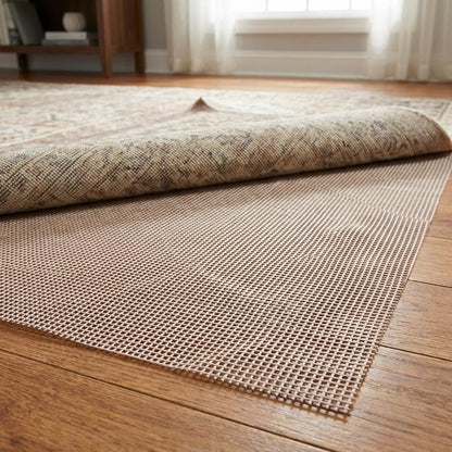 2' x 8' Brown Non Slip Indoor Outdoor Rug Pad