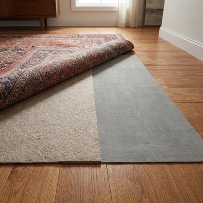2' x 4' Gray Non Slip Rug Pad