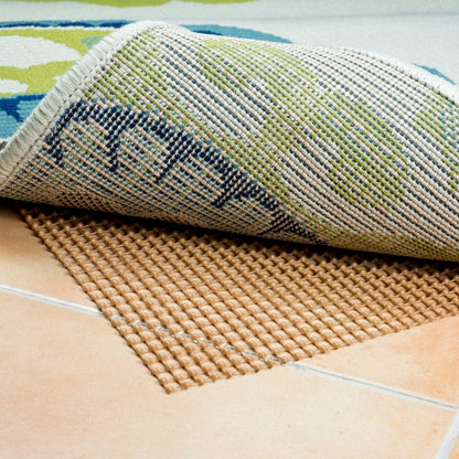 2' x 3' Brown Non Slip Indoor Outdoor Rug Pad