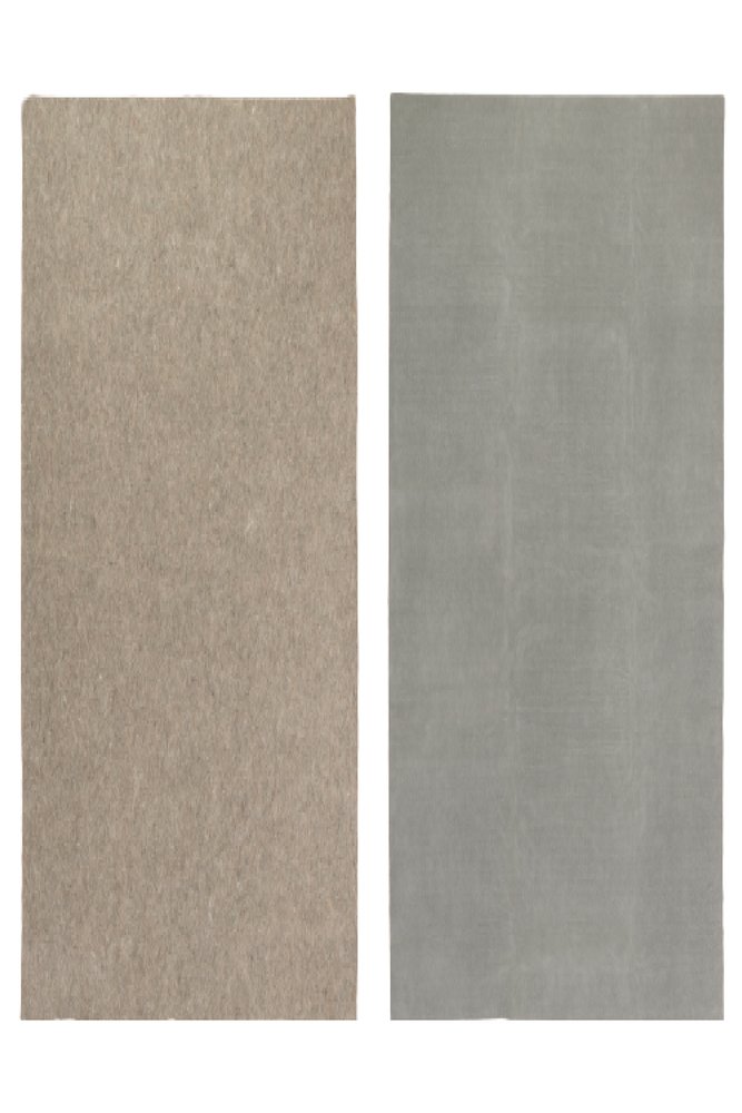 2' x 4' Gray Non Slip Rug Pad
