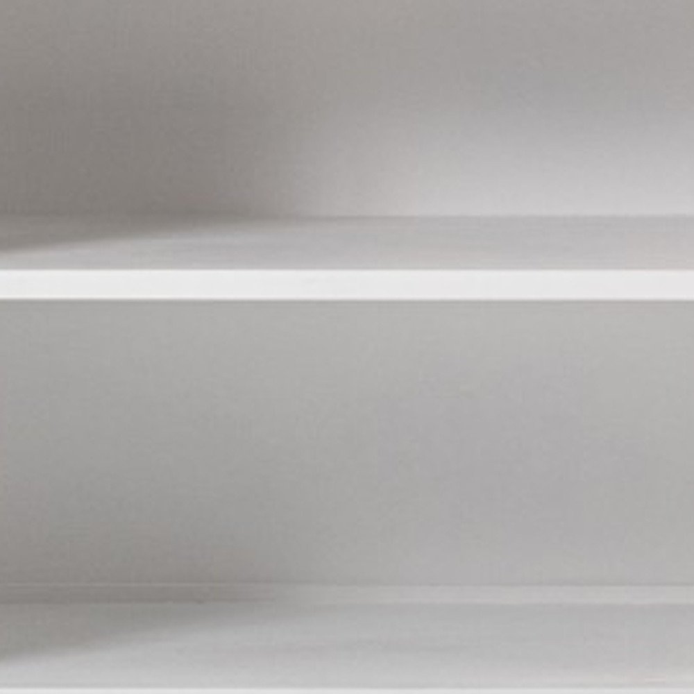 57" White Wood Two Drawer Buffet Table