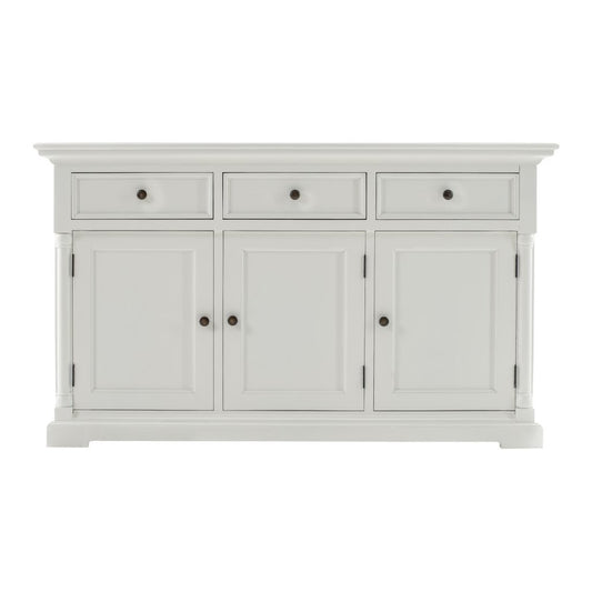 Modern Farm White Three Door Buffet Server