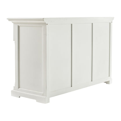 Modern Farm White Three Door Buffet Server