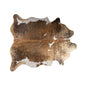 6' X 7' Brown And White Cowhide Area Rug