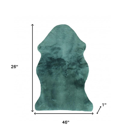 Emerald Plush Medical Grade Sheepskin Throw Blanket