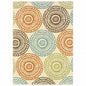 8' Beige Indoor Outdoor Runner Rug