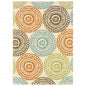 8' Beige Indoor Outdoor Runner Rug