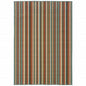 8' Green Indoor Outdoor Runner Rug