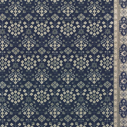 12' X 15' Blue and Gray Area Rug