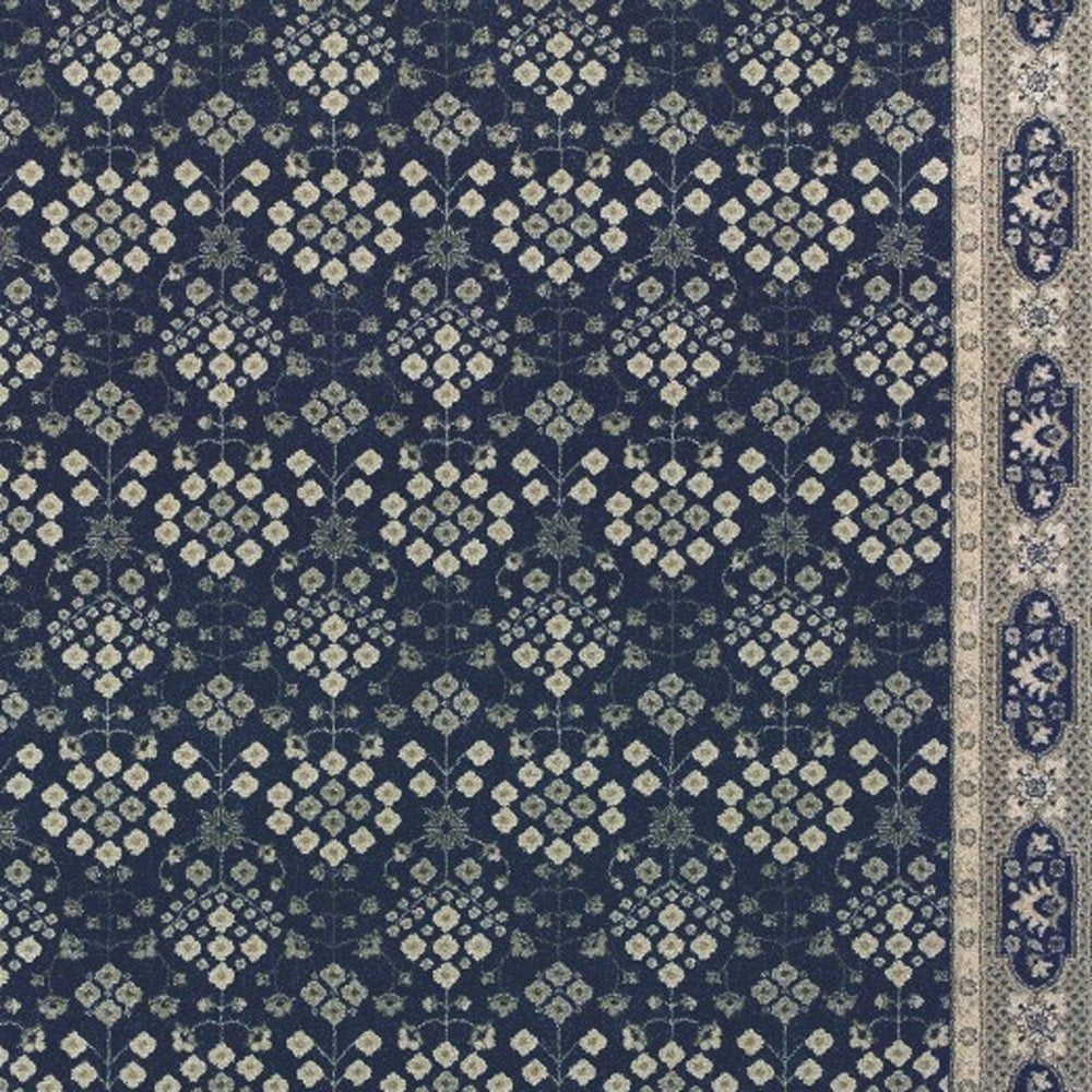 12' X 15' Blue and Gray Area Rug