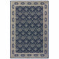 12' X 15' Blue and Gray Area Rug