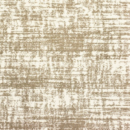 2' X 3' Ivory And Gray Abstract Strokes Scatter Rug