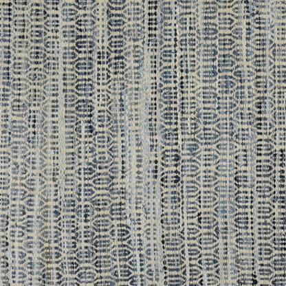 2' X 3' Blue And Gray Ogee Scatter Rug