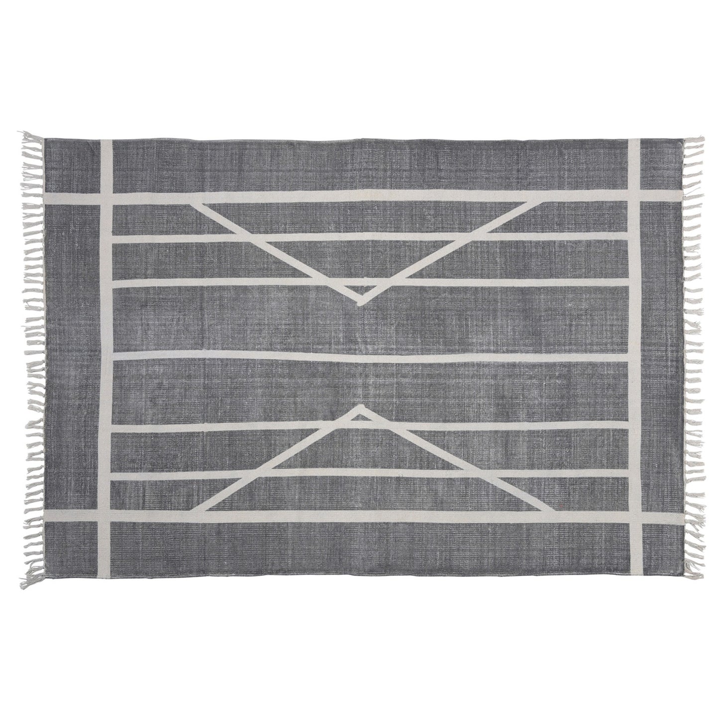 4' X 6' Gray Area Rug