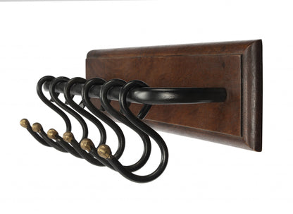 Glendo Iron & Wood Wall Rack