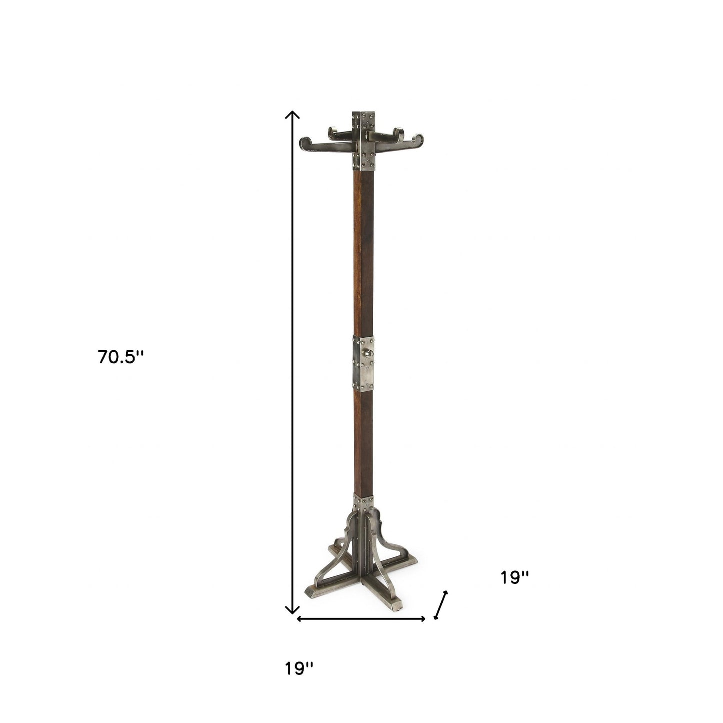 Industrial Chic Vintage Style Coat Rack