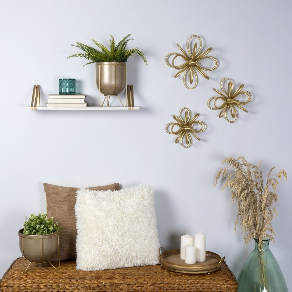 10" Bronze Cylinder Metal Table Vase