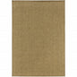 7' X 10' Tan Indoor Outdoor Area Rug