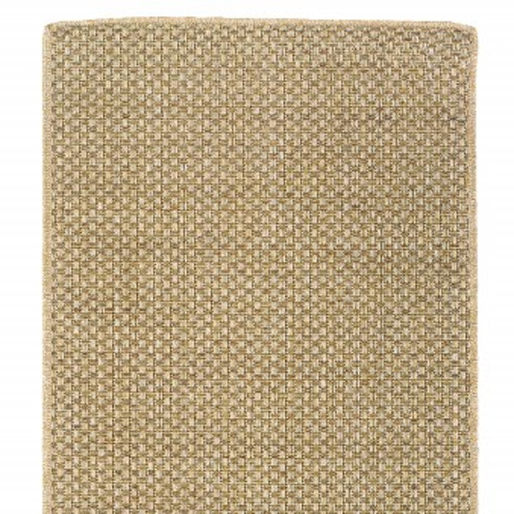 2' X 8' Beige Indoor Outdoor Area Rug