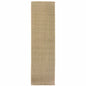 8' Beige Indoor Outdoor Runner Rug