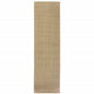 8' Beige Indoor Outdoor Runner Rug