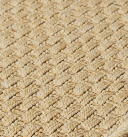 2' X 8' Beige Indoor Outdoor Area Rug