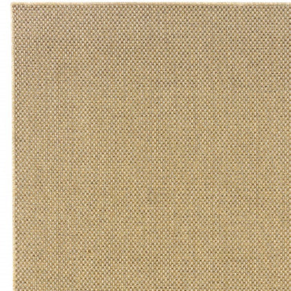 2' X 8' Beige Indoor Outdoor Area Rug