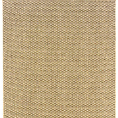 2' X 8' Beige Indoor Outdoor Area Rug