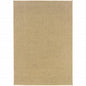 8' Beige Indoor Outdoor Runner Rug