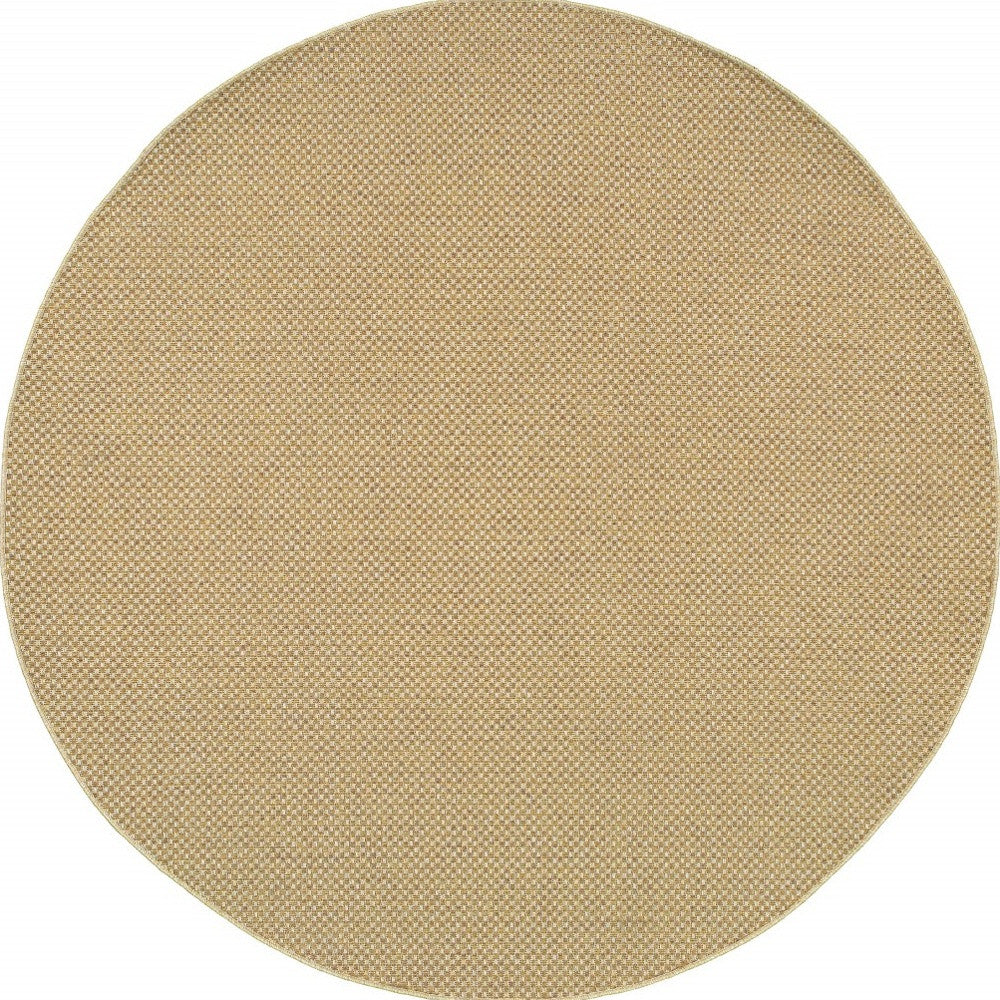 2' X 8' Beige Indoor Outdoor Area Rug