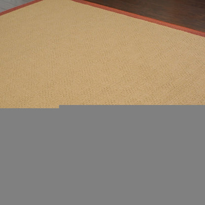 8' X 13' Beige Indoor Outdoor Area Rug