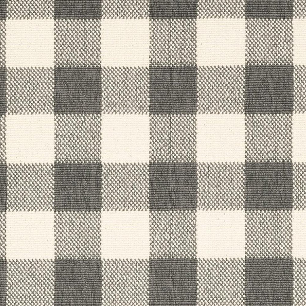 4' X 6' Gray and Ivory Indoor Outdoor Area Rug