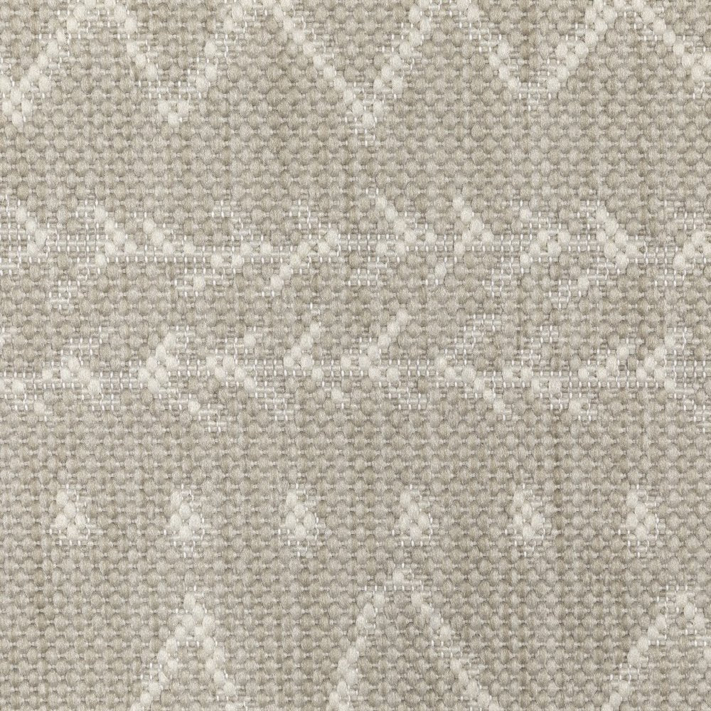 10' X 13' Gray And Ivory Indoor Outdoor Area Rug