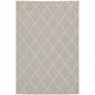 3' X 5' Gray And Ivory Indoor Outdoor Area Rug