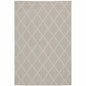 3' X 5' Gray And Ivory Indoor Outdoor Area Rug