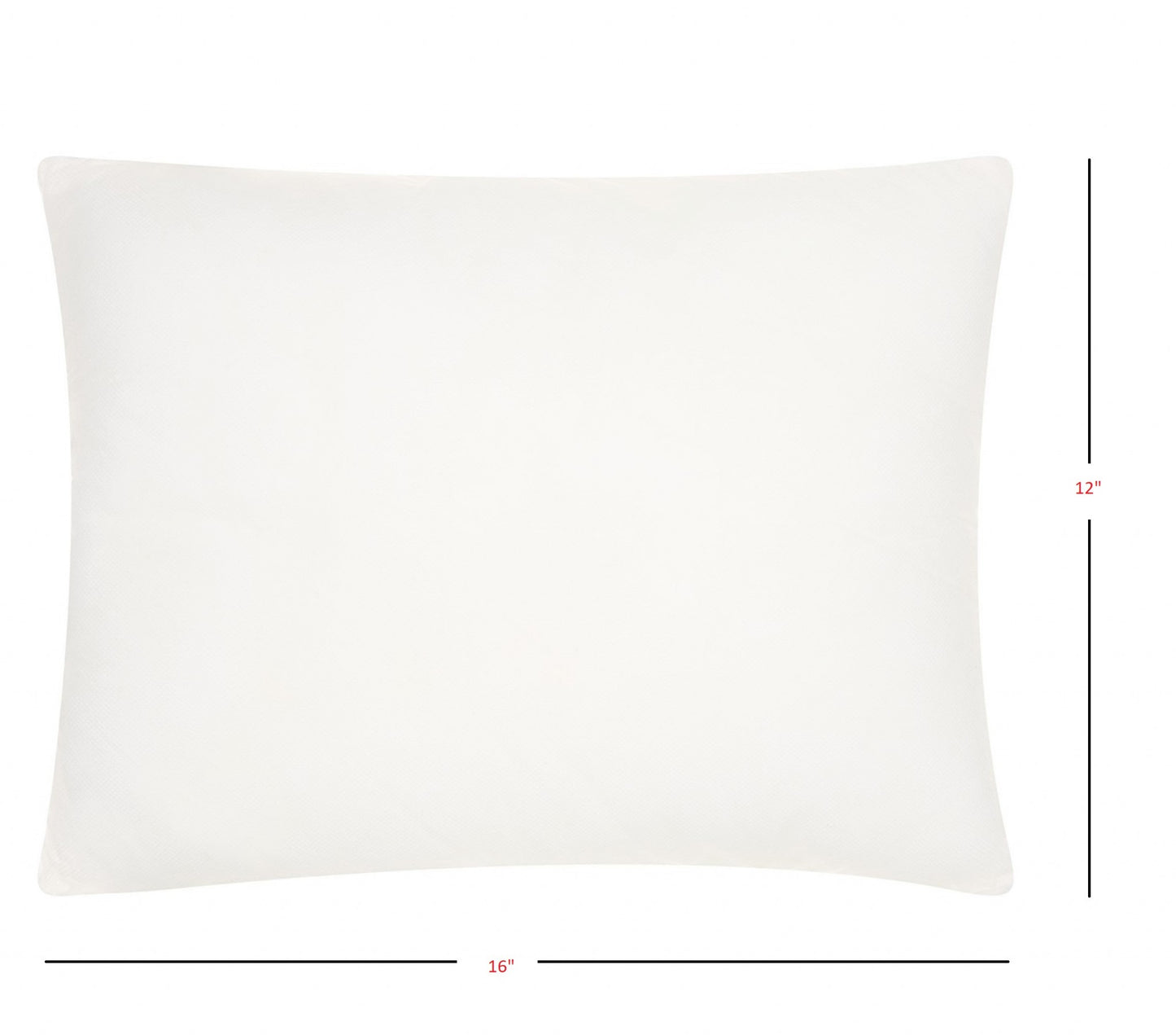 12" X 16" Choice White Throw Pillow Insert