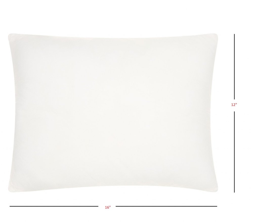 12" X 16" Choice White Throw Pillow Insert