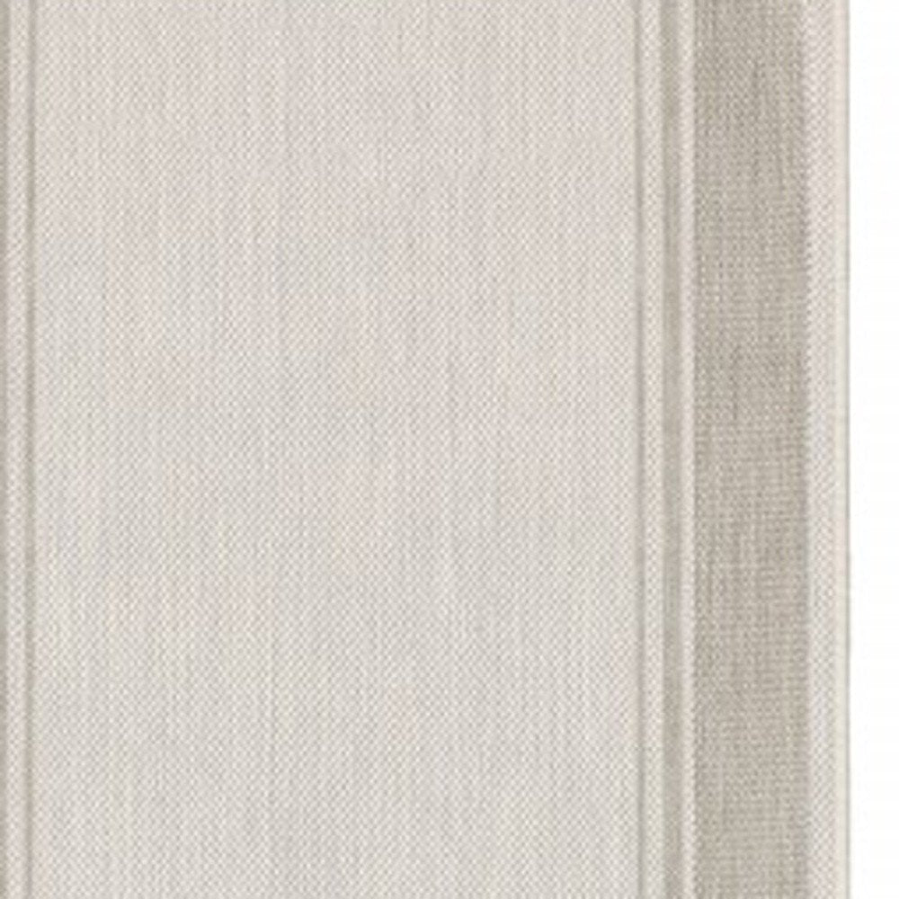 3' X 5' Gray And Ivory Indoor Outdoor Area Rug