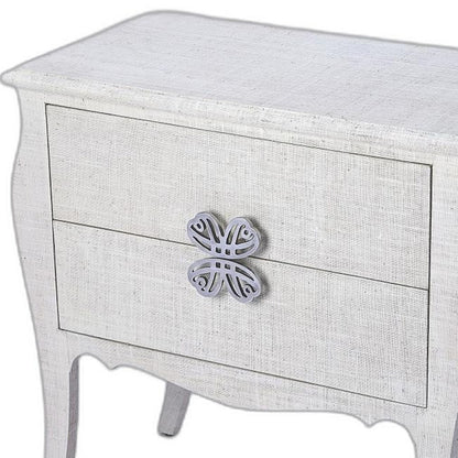 30" Off White Standard Accent Chest With Two Drawers