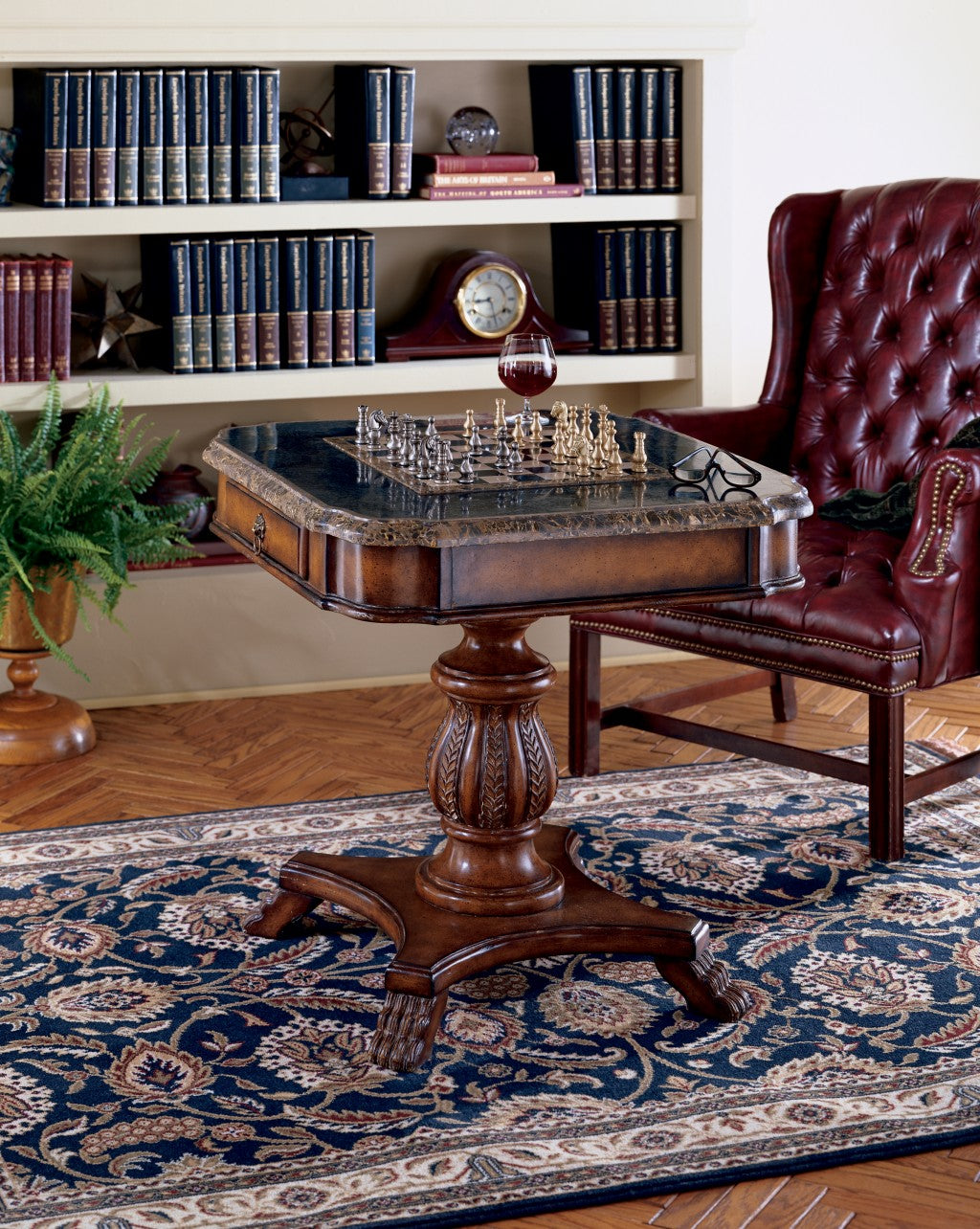 Fossil Stone Game Table